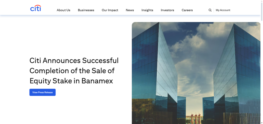 10 Best Business Banking Platforms for Global Companies in 2026 2 Citibank Global Business