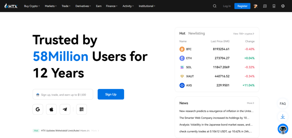 10 Best BlinkEx Exchange Alternatives for Smart Traders 10 Huobi (HTX)