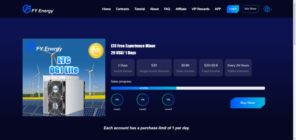 Why fyenergy.net Is a Fake Mining Platform – Top 10 Reasons 2 What Is fyenergy.net?
