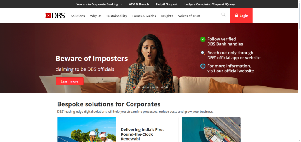 10 Best Business Banking Platforms for Global Companies in 2026 6 DBS Corporate Banking