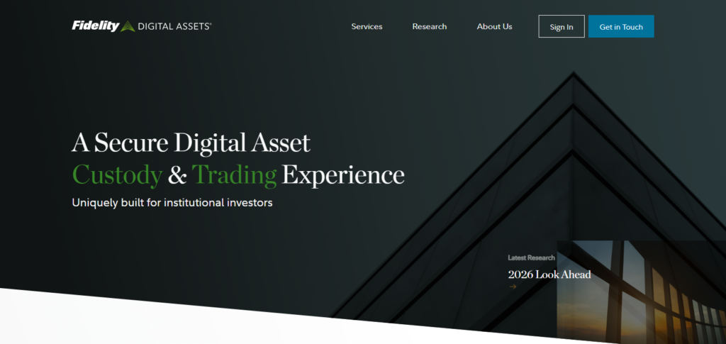 Fidelity Digital Assets (Crypto Custody)