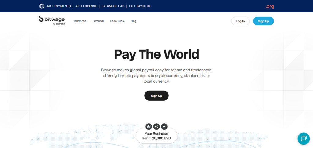 Top 10 "PayFi" Platforms to Pay Employees in Stablecoins 6 Bitwage