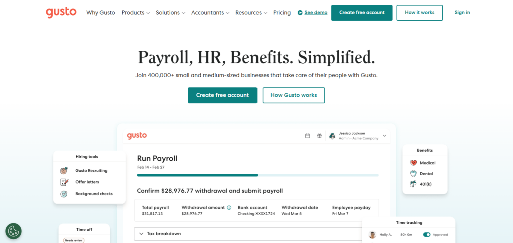 Top 10 "PayFi" Platforms to Pay Employees in Stablecoins 4 Gusto