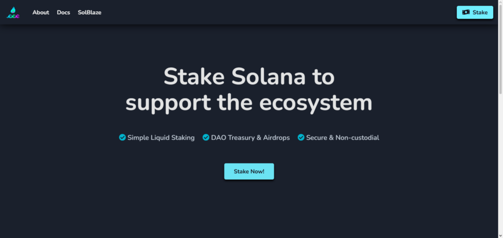 BlazeStake (bSOL)