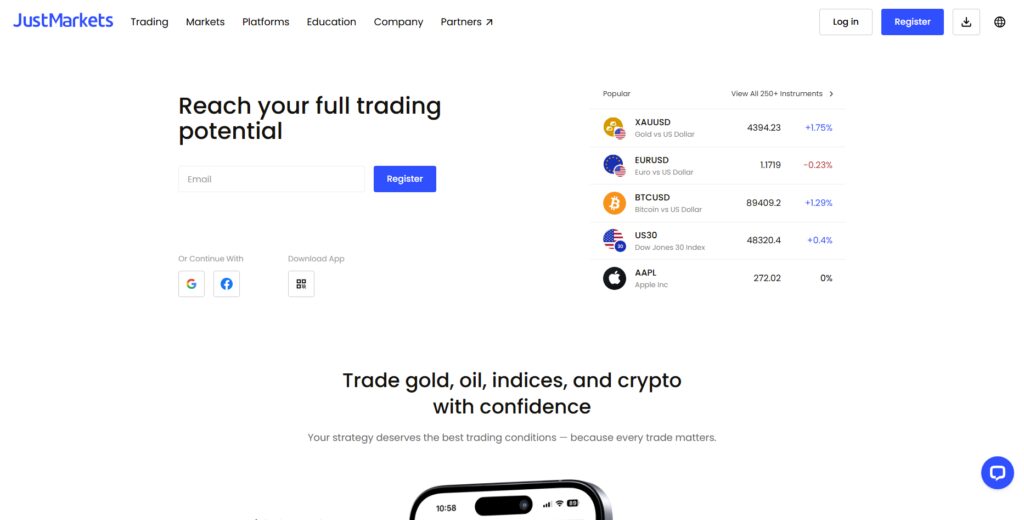 JustMarkets