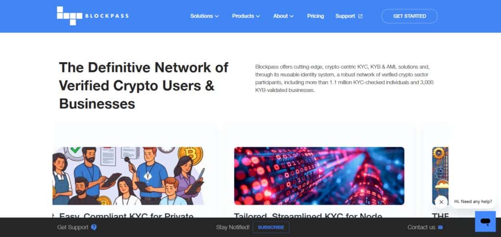 Blockpass — Best Crypto Compliance Tools for Non-Custodial Wallets