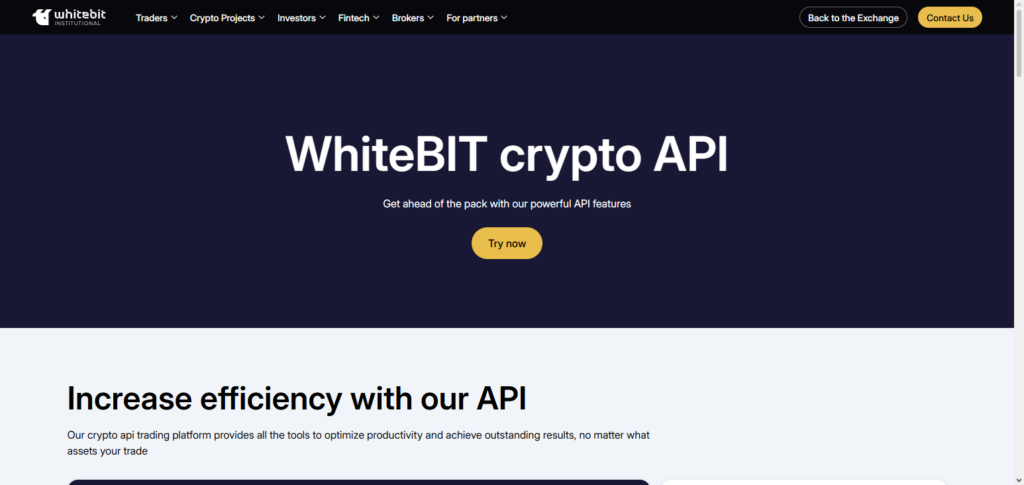 WhiteBIT Institutional API