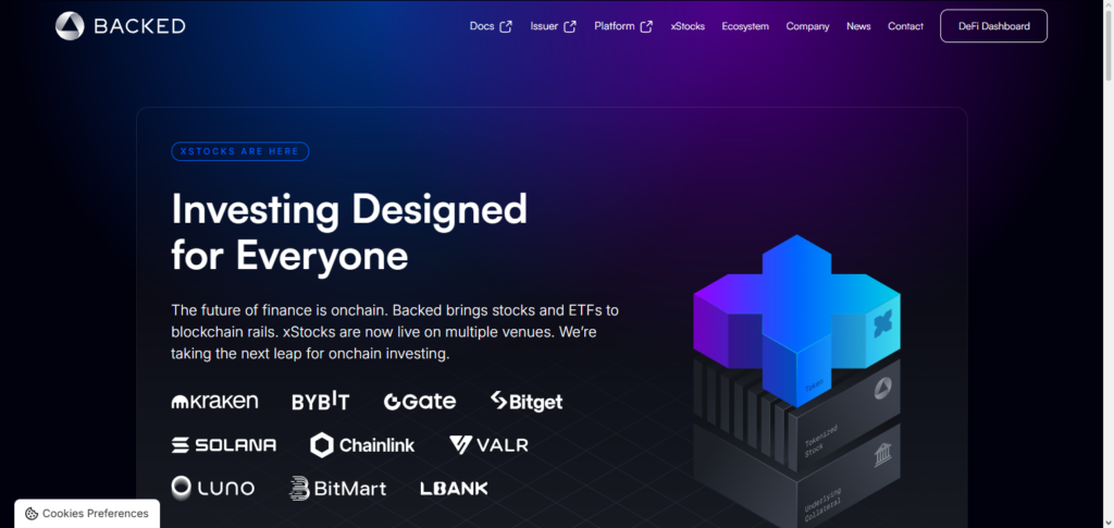 10 Best Platforms for Tokenized U.S. T-Bills in 2026 4 Backed Finance