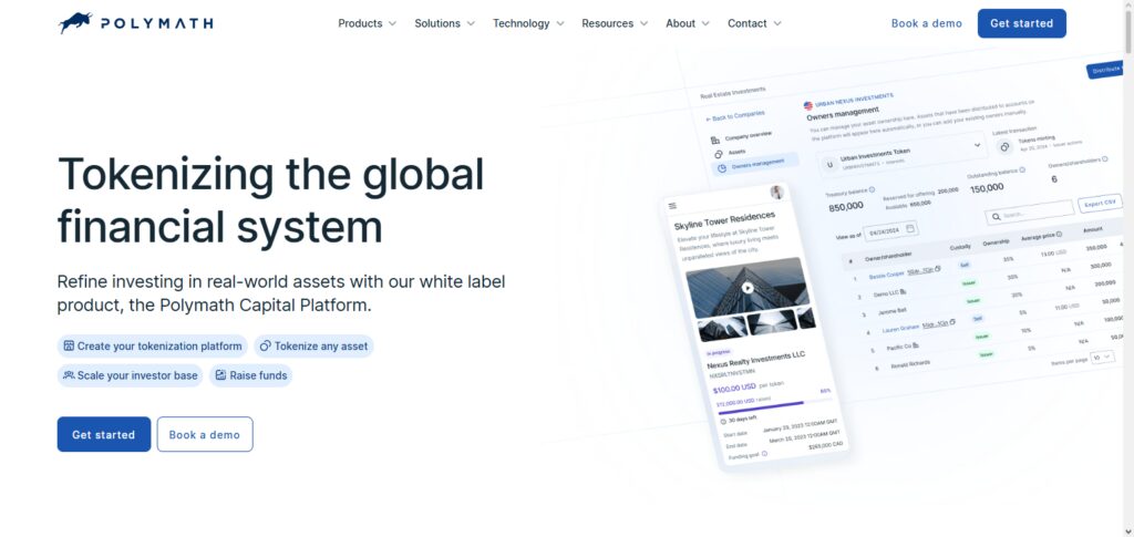 10 Top Permissioned Blockchains for Institutional Assets 10 Polymath Permissioned Chain