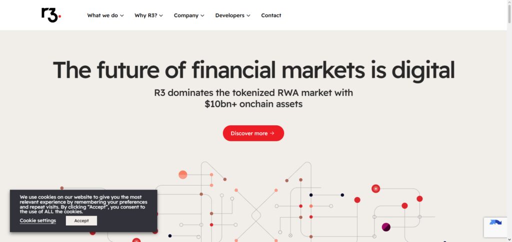 10 Top Permissioned Blockchains for Institutional Assets 3 R3 Corda