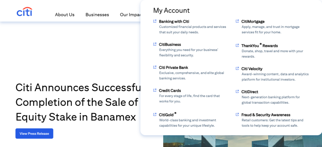 10 Best International Banks for Expats In 2026: Top Global Picks 3 Citibank International