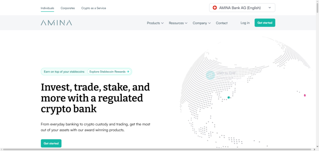 10 Best Crypto-Friendly Banks for Corporate Treasury 2026 4 AMINA Bank