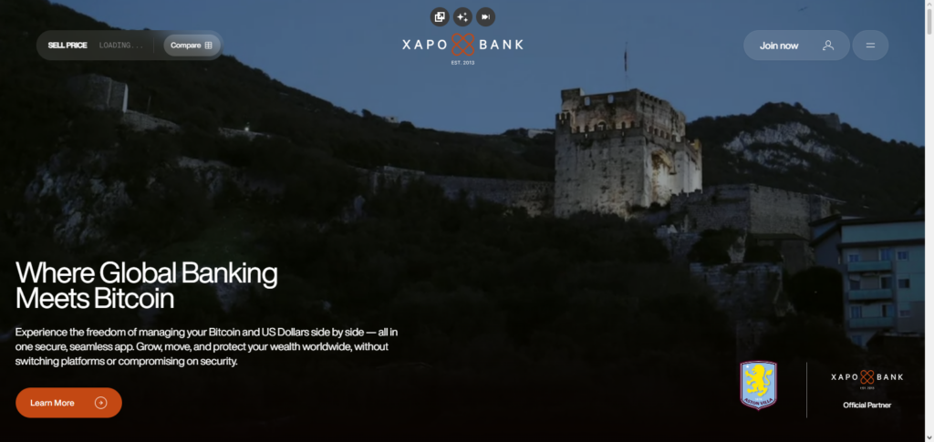 10 Best Crypto-Friendly Banks for Corporate Treasury 2026 5 Xapo Bank