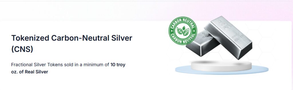Carbon‑Neutral Silver Token (BlockApps CNS)