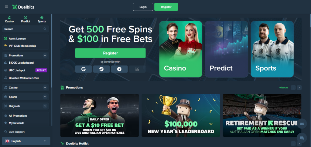 10 Best Coins.game Alternatives for Crypto Gaming in 2026 8 Duelbits