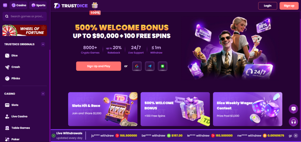 10 Best Coins.game Alternatives for Crypto Gaming in 2026 5 TrustDice