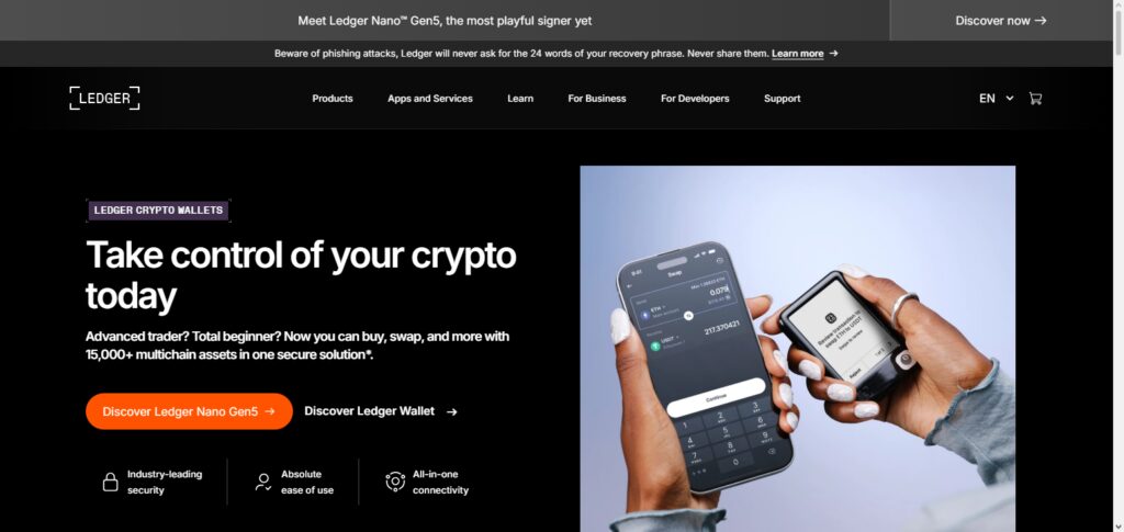 Ledger Live (Hardware + App)