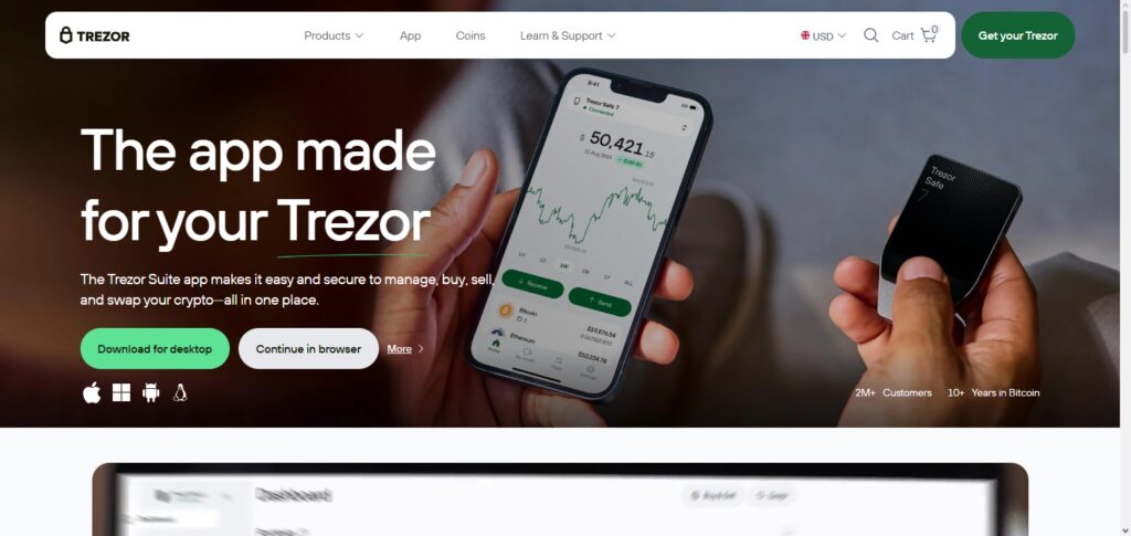 10 Best Binance Wallet Alternatives for Secure Crypto Storage 6 Trezor Suite