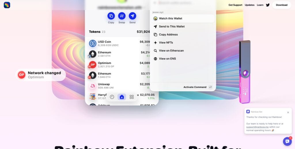 Rainbow Wallet