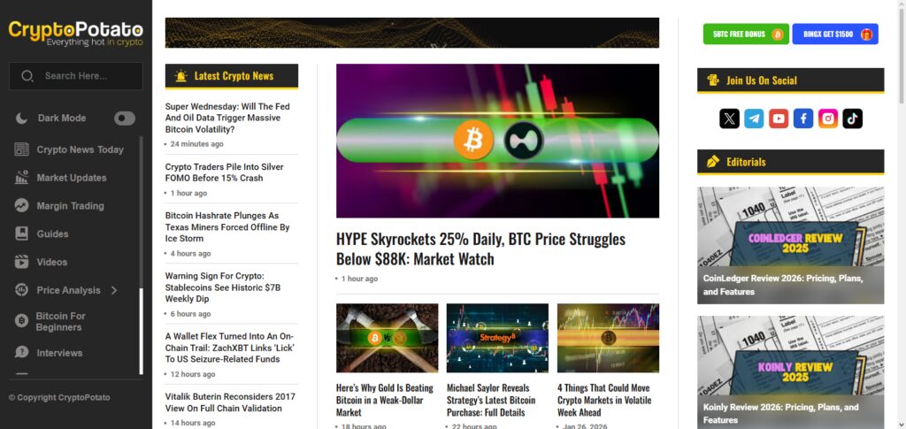11 Best CoinGabbar Blog Alternatives to Publish Crypto PR 9 CryptoPotato