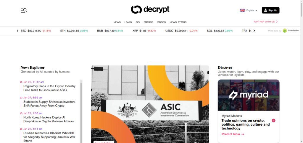 11 Best CoinGabbar Blog Alternatives to Publish Crypto PR 3 Decrypt