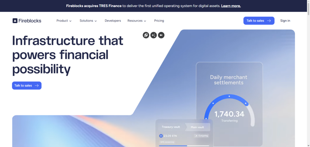 10 Top Institutional Crypto Custodians for HNW Portfolios 5 Fireblocks