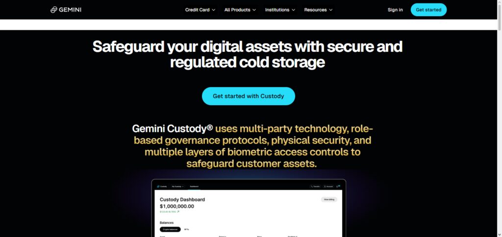 Gemini Custody