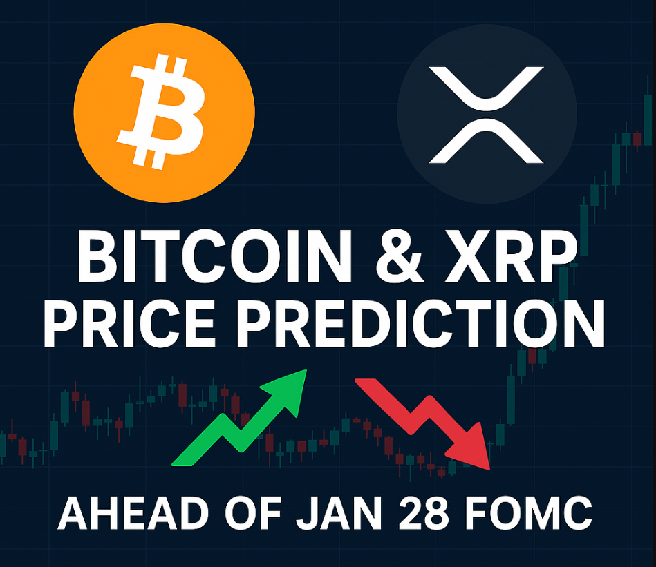 Bitcoin and XRP Price Prediction Ahead of Jan 28 FOMC