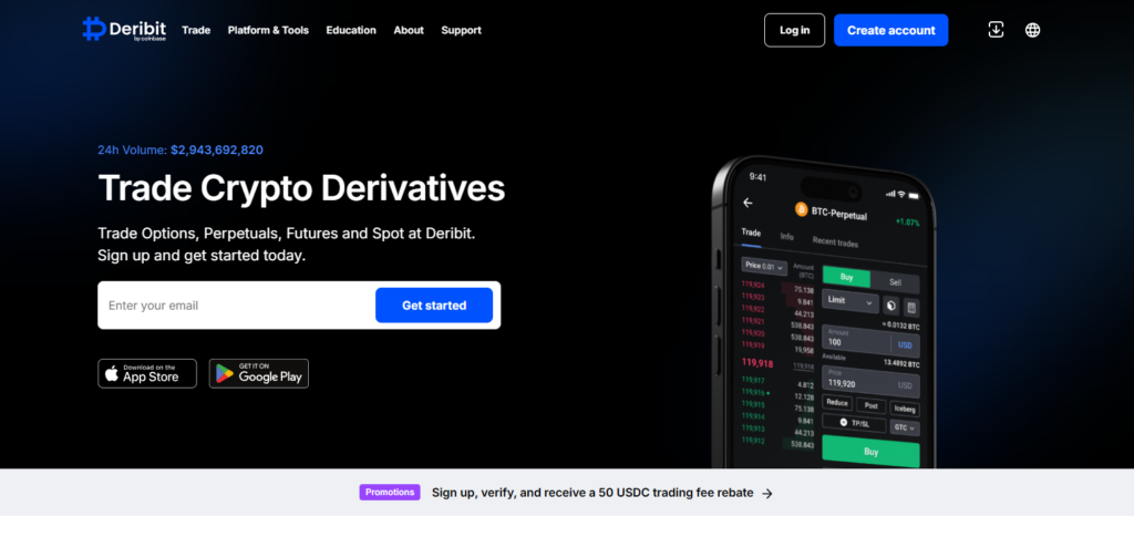 10 Derive.xyz Trading Platform Alternatives 3 Deribit