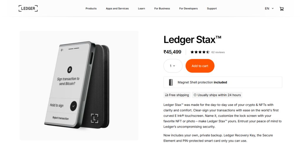 11 Best OneKey Pro Hardware Alternatives for Secure Crypto 3 Ledger Stax