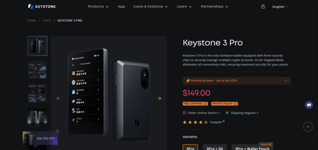 10 Best OneKey Pro Hardware Alternatives for Secure Crypto 6 Keystone Pro