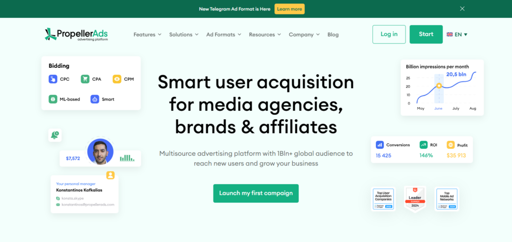 10 Best Google AdSense Alternatives to Boost Website Revenue 2 PropellerAds