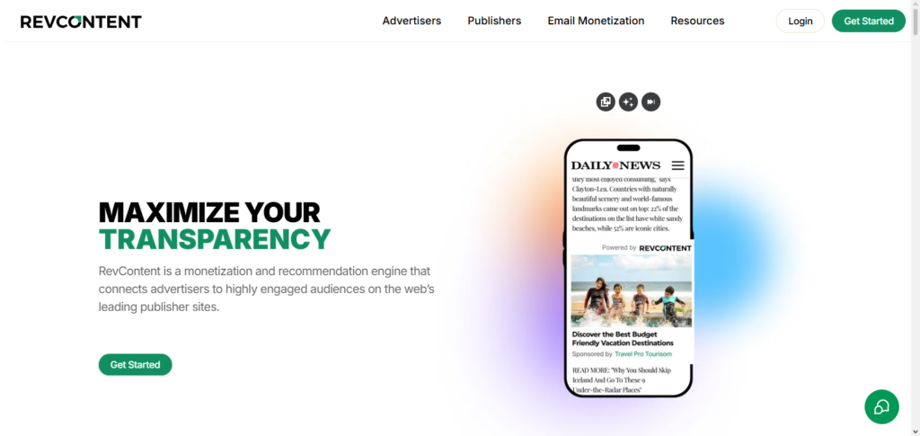 10 Best Google AdSense Alternatives to Boost Website Revenue 6 5. Revcontent