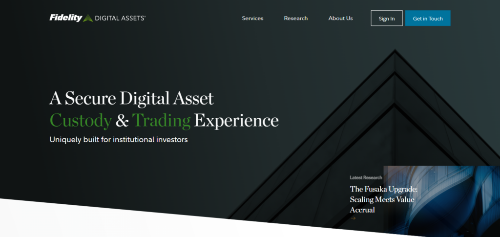 10 Best Crypto Wallets for Institutional Custody 6 Fidelity Digital Assets