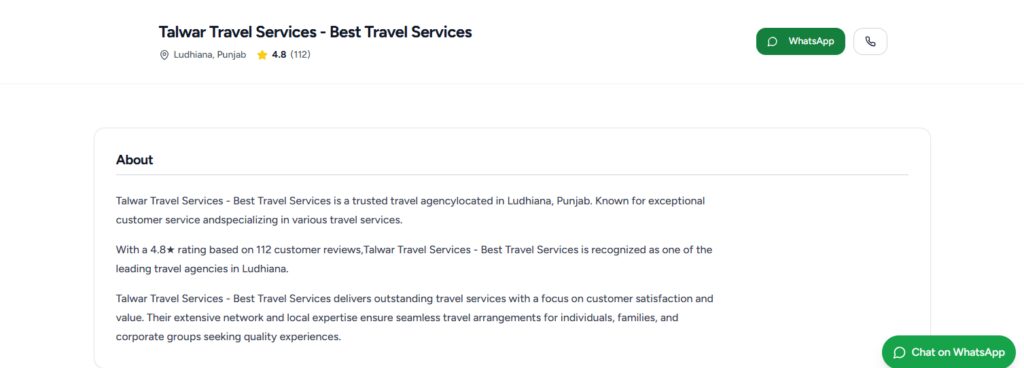 10 Best Travel Agencies Offering Refundable Bookings 10 Talwar Travel Services