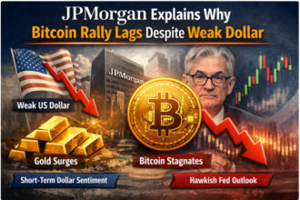 JPMorgan Explains Why Bitcoin Rally Lags Despite Weak Dollar