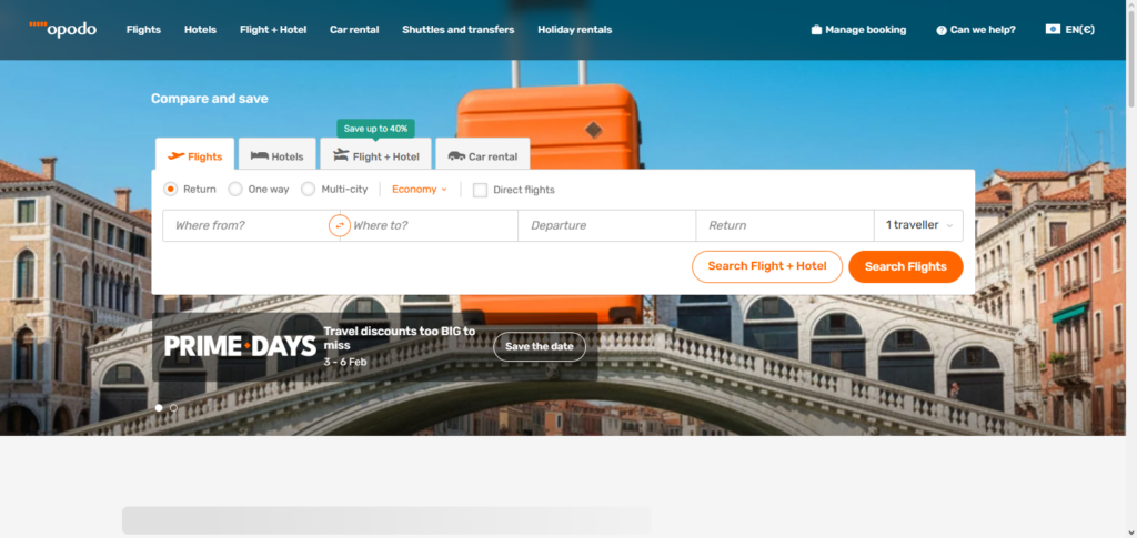 10 Best Travel Agency for Student Flight Discounts 10 Opodo (eDreams Group)