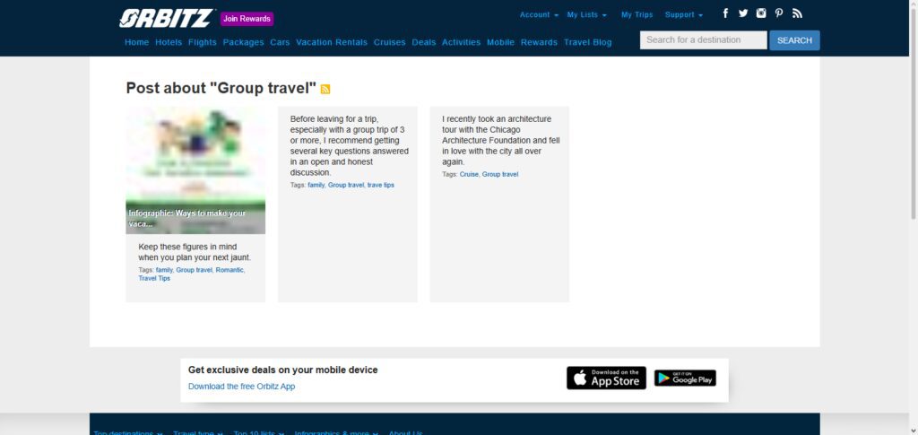 Orbitz Group Travel