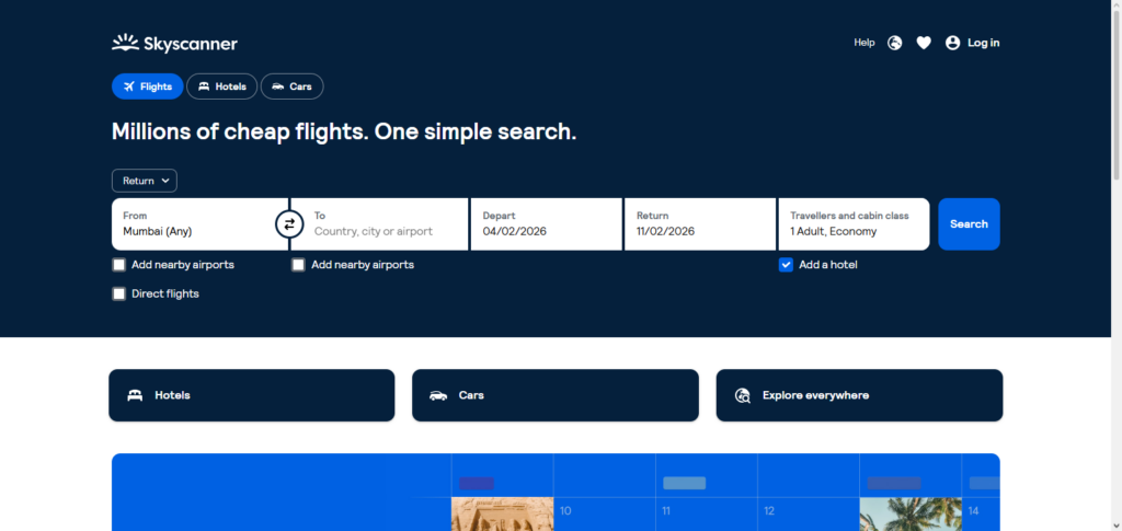 Skyscanner Group Travel