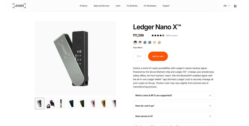 Ledger Nano X: Best Decentralised Crypto Wallets in 2026 