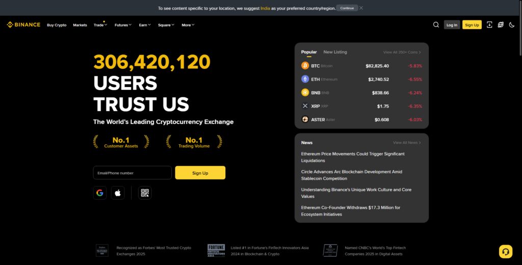 Best Bitpanda Exchange Alternative — Binance