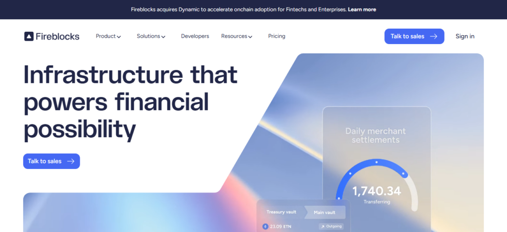 10 Best Crypto Wallets For Regulated Businesses 2026 Guide 2 Fireblocks