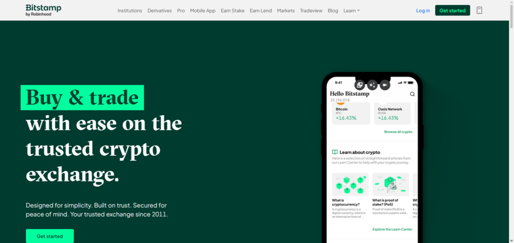 10 Best Crypto Exchanges with Strong Compliance in 2026 5 Bitstamp