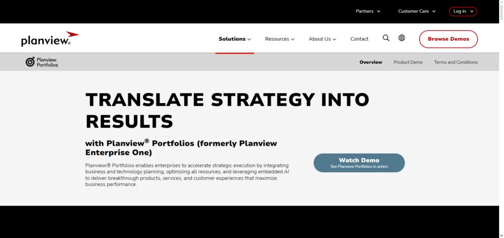 Planview Enterprise One
