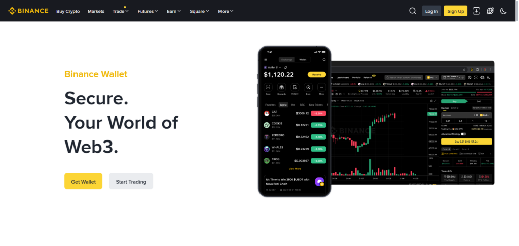 Binance Wallet (via Binance App)