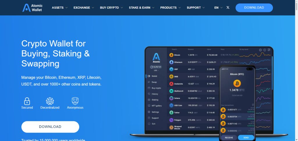 10 Best Crypto Wallets with Built-in Staking in 2026 5 Atomic Wallet