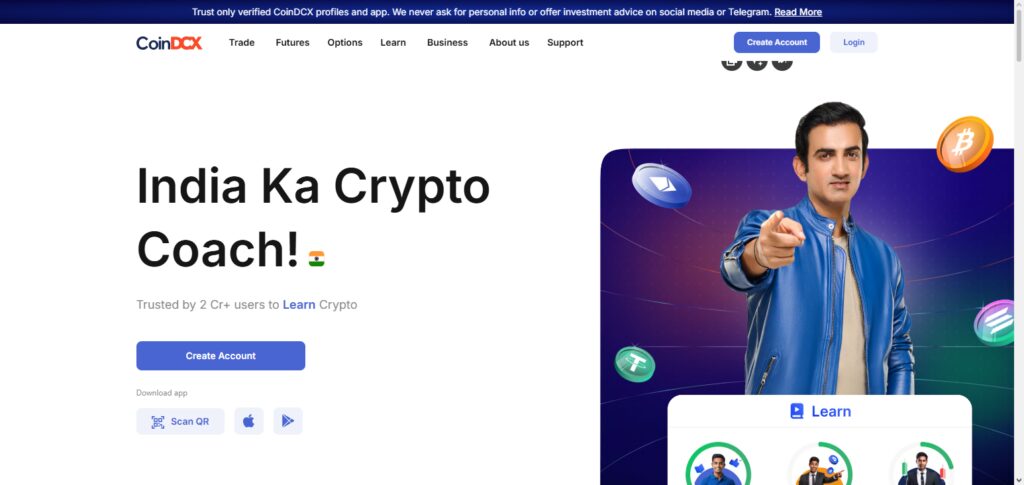 10 Best Crypto Exchanges in India Supporting INR Deposits 2 CoinDCX