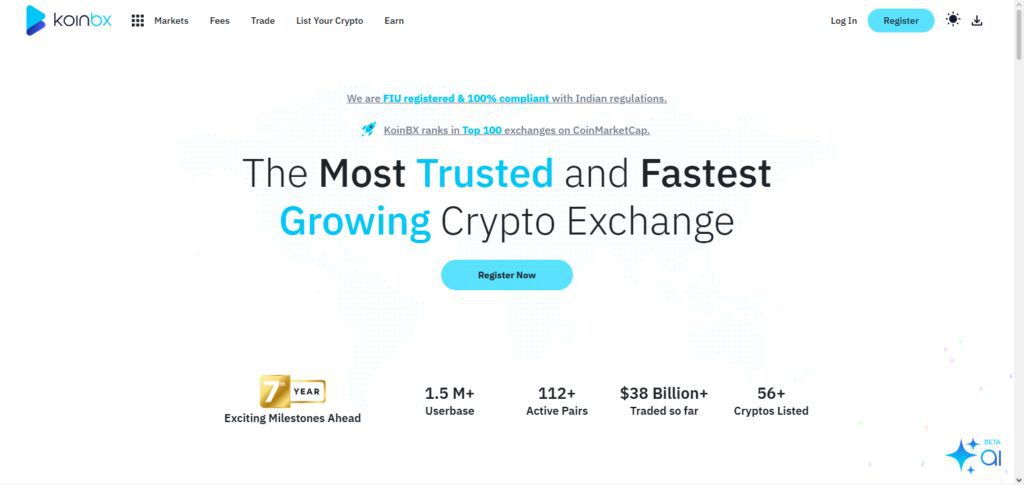 10 Best Crypto Exchanges in India Supporting INR Deposits 6 KoinBX