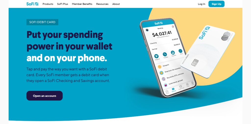 SoFi Debit Card