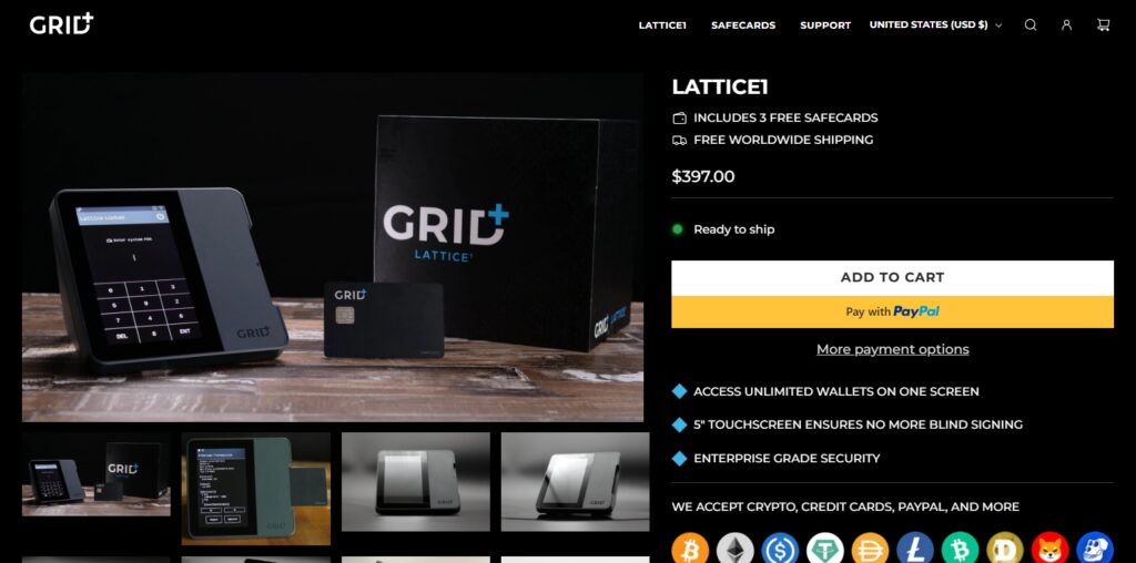 11 Best OneKey Pro Hardware Alternatives for Secure Crypto 12 GridPlus Lattice1